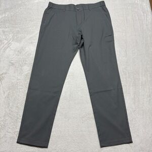 Jack Archer Pants Men 34x29 Gray Casual Dress Chinos Charcoal‎ Gray Performance